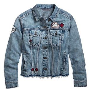 Harley Davidson Roam Free Denim Jacket Blue